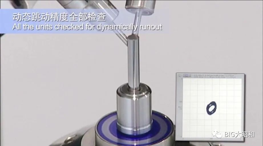 高速氣動刀柄的動態(tài)跳動精度檢測視頻